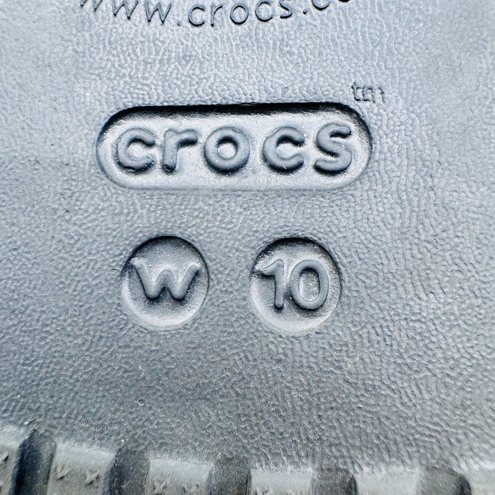 Crocs Kadee II Flip Flops Womens 10 Black Comfort Slip-On Summer Sandals thong - Picture 8 of 8